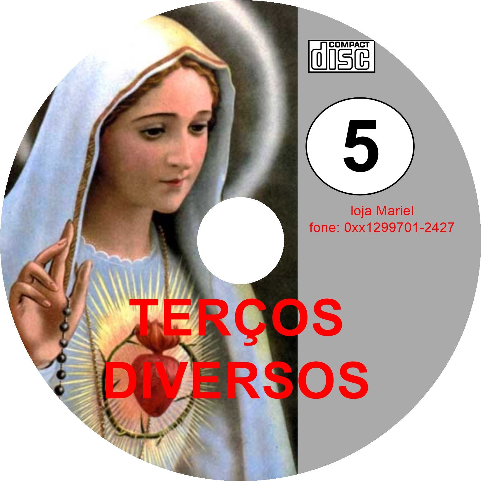 CD Terços Diversos 5 CD Terços Diversos 5